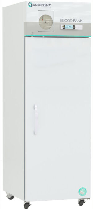 NSBR231WSWCR/0 Blood Bank Refrigerator 23 Cu. Ft. Solid Door Blood Bank Refrigerator <strong>with Chart Recorder</strong>