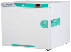 PF021WWW/0CAD 1 Cu. Ft. Freestanding Countertop Controlled Auto Defrost Countertop Freezer