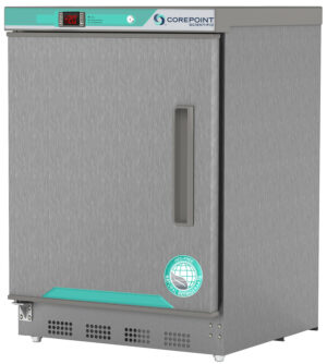 PF051SSSLH/0M 4.2 Cu. Ft. Built-in Undercounter Stainless Steel Manual Defrost Freezer, Left Hinge