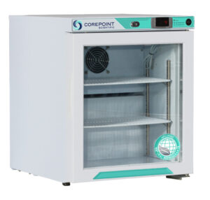 PR011WWG/0 1 Cu. Ft. Freestanding Countertop Glass Door Refrigerator