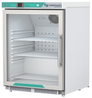 PR051WWGADALH/0 4.6 Cu. Ft. Built-in Undercounter ADA Compliant Glass Door Refrigerator, Left Hinge