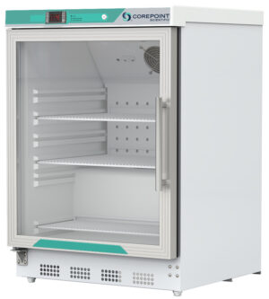 PR051WWGLH/0 4.6 Cu. Ft. Built-in Undercounter Glass Door Refrigerator, Left Hinge