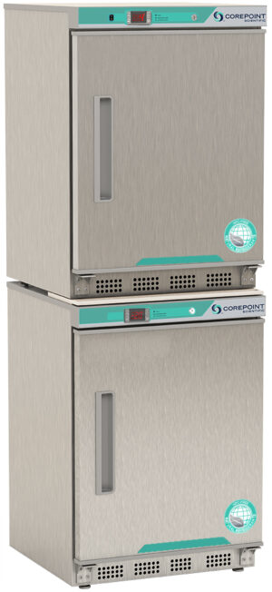PRF092SSS/0 9 Cu. Ft. Stainless Steel Refrigerator & Manual Defrost Freezer Combination