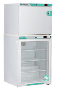 PRF072WWG-0CAD 7 Cu. Ft. Glass Door Refrigerator & Solid Door Controlled Auto Defrost Freezer Combination