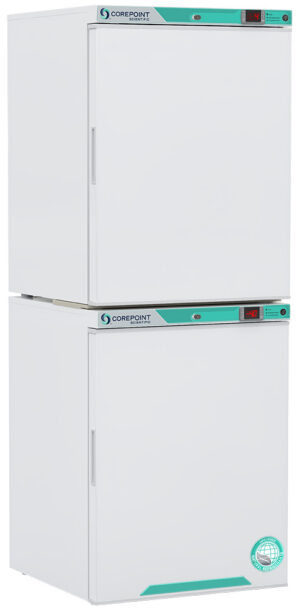 PRF102WWW/040 10 Cu. Ft. Solid Door Refrigerator & Solid Door Manual Defrost Freezer (-40°C Operation) Combination